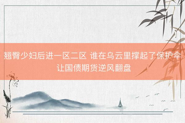 翘臀少妇后进一区二区 谁在乌云里撑起了保护伞 让国债期货逆风翻盘
