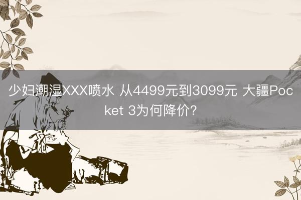 少妇潮湿XXX喷水 从4499元到3099元 大疆Pocket 3为何降价？