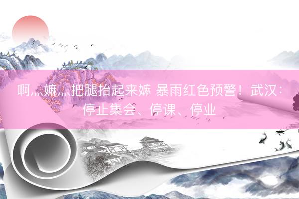啊灬嫲灬把腿抬起来嫲 暴雨红色预警！武汉：停止集会、停课、停业
