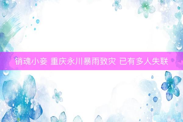销魂小妾 重庆永川暴雨致灾 已有多人失联