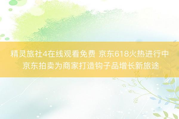 精灵旅社4在线观看免费 京东618火热进行中 京东拍卖为商家打造钩子品增长新旅途