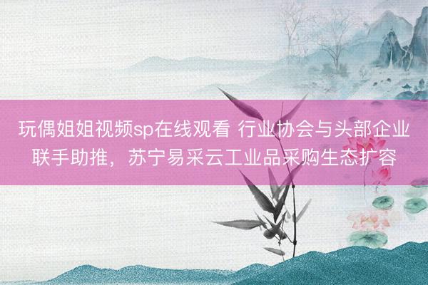 玩偶姐姐视频sp在线观看 行业协会与头部企业联手助推，苏宁易采云工业品采购生态扩容